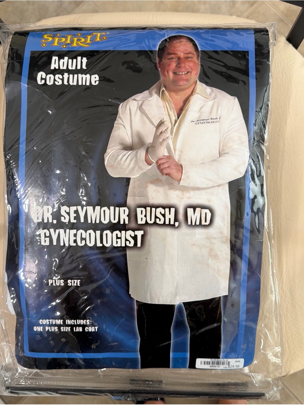 Adult Dr Seymour Bush Gynecologist Adult Plus Size Men’s Costume